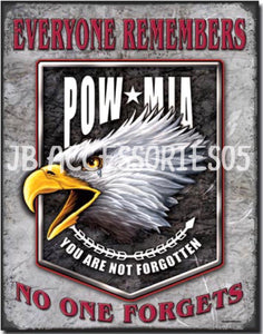 new pow mia patriotic military wall art metal sign 12.5width x 16height wall decor usmc usa patriotic pow navy military marines mia dont tread on me army america air force novelty