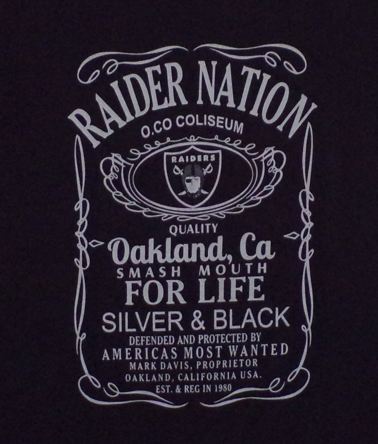 New ’Raider Nation’ Unisex Silkscreen T-Shirt. Available From Small-3XL. - Men’s Short Sleeve Shirt