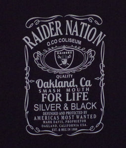 New ’Raider Nation’ Unisex Silkscreen T-Shirt. Available From Small-3XL. - Men’s Short Sleeve Shirt