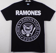 Load image into Gallery viewer, New ’Ramones - Presidential Seal’ Unisex Silkscreen T-Shirt. Available From Small-3XL. - Small / Adults / Unisex
