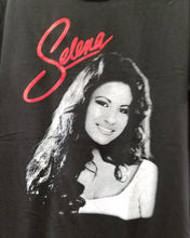 Load image into Gallery viewer, new selena with red writing mens silkscreen t-shirt available from small 3xl women unisex selena music movies men apparel adult tejano shirts tops
