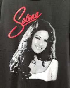 new selena with red writing mens silkscreen t-shirt available from small 3xl women unisex selena music movies men apparel adult tejano shirts tops