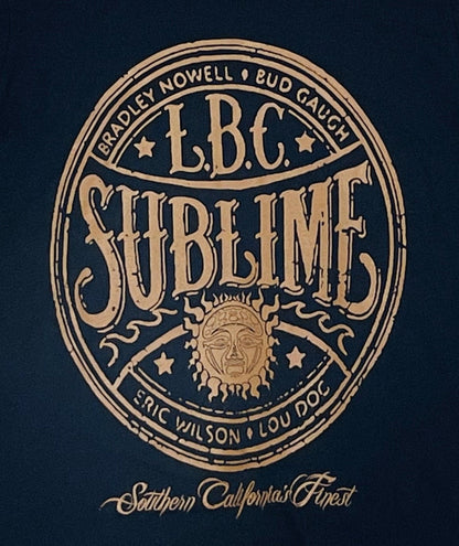 new sublime with gold seal youth silkscreen band t-shirt available in xs-xl youth girls unisex music boy apparel kids shirts tops