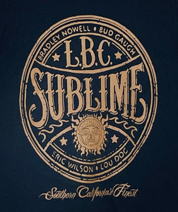 new sublime with gold seal youth silkscreen band t-shirt available in xs-xl youth girls unisex music boy apparel kids shirts tops
