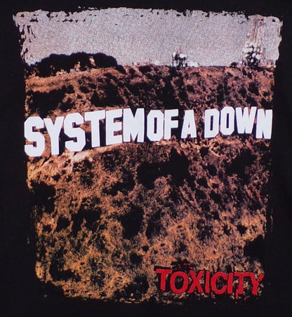 New ’System Of A Down - Toxicity’ Unisex Silkscreen T-Shirt. Available From Small-2XL. - Men’s Short Sleeve Shirt