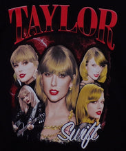 Load image into Gallery viewer, New ’Taylor Swift - Red Collage’ Unisex Silkscreen T-Shirt. Available From Small-2XL. - Men’s Short Sleeve Shirt
