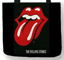 Load image into Gallery viewer, new the rolling stones tongue logo canvas tote bags image is printed on both sides women unisex men music apparel classic rock handbags
