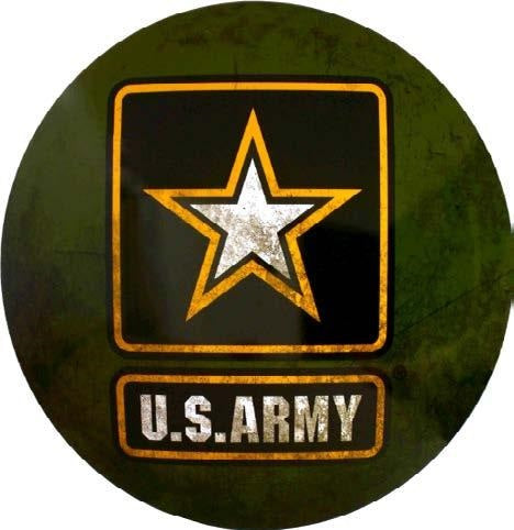 new u s army star 15 curved metal with hemmed edges dome sign decor army usa military america novelty