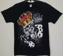 Load image into Gallery viewer, new untamed king mens silkscreen t-shirt available from small-3xl women unisex men apparel adult shirts tops
