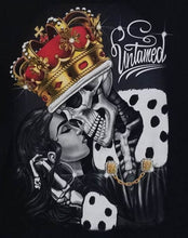 Load image into Gallery viewer, new untamed king mens silkscreen t-shirt available from small-3xl women unisex men apparel adult shirts tops
