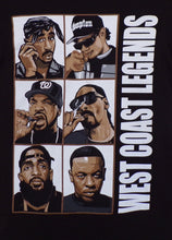 Load image into Gallery viewer, New ’West Coast Legends’ Unisex Silkscreen T-Shirt. Available From Small-3XL. - Men’s Short Sleeve Shirt
