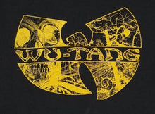 Load image into Gallery viewer, new wu-tang smoked skull logo unisex silkscreen t-shirt available from small-3xl women unisex rap music men hip hop rap apparel adult shirts tops
