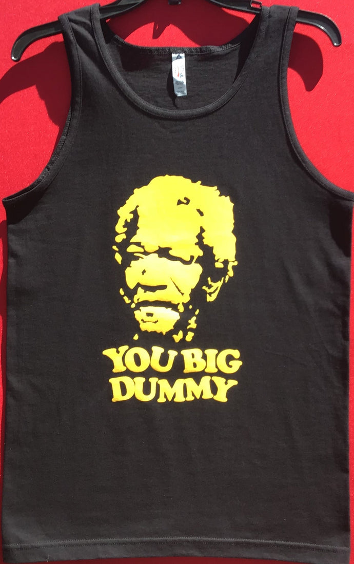 new you big dummy mens silkscreen tank top available small-3xl women vintage hollywood unisex tv redd fox men funny apparel adult shirts tops