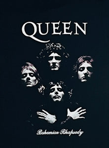 Queen 'Bohemian Rhapsody' Youth Silkscreen T-Shirt. Featuring bold design inspired by the iconic song. Available in XS-XL.