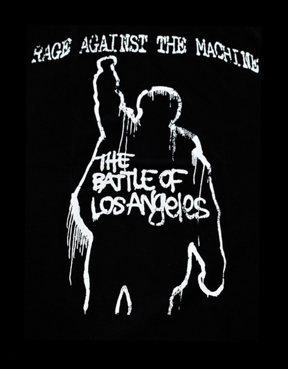 ’Rage Against the Machine - The Battle Of Los Angeles’ Adult Silkscreen T-Shirt. Available From Small-3XL. - Unisex