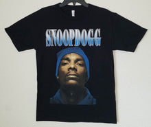 Load image into Gallery viewer, snoop dogg with beanie unisex silkscreen t-shirt available from small-3xl music hip hop rap apparel adult shirts tops
