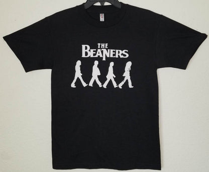 The Beaners Abbey Road style parody graphic T-shirt with crosswalk silhouette design unisex apparel sizes S–2XL