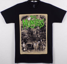 Load image into Gallery viewer, New ’The Munster’s Family Picture’ Adult Silkscreen T-Shirt. Available From Small-3XL. - Unisex Short Sleeve Shirt
