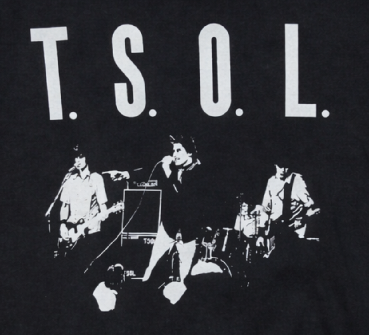 T.S.O.L. True Sounds of Liberty punk band T-shirt black unisex graphic tee sizes S-2XL