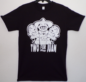 New ’Two For Juan’ Men’s Silkscreen Funny Parody T-Shirt. Available From Small-2XL - Small - Men’s Short Sleeve Shirt