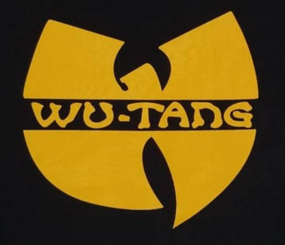 Wu-Tang Clan logo unisex black graphic t-shirt hip hop rap apparel sizes S-3XL