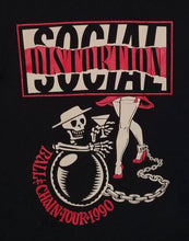 Load image into Gallery viewer, new social distortion ball chain 1990 tour unisex silkscreen t-shirt available from small-2xl women unisex music men apparel adult hard rock shirts tops
