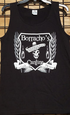 new borracho cantina men silkscreen novelty tank top great vacation holiday fashion available in small-3xl beer cerveza adult mexican style apparel adult shirts tops