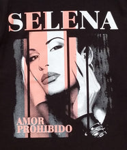 Load image into Gallery viewer, new selena with pink amor prohibido unisex silkscreen t-shirt queen of tejano music available from small-3xl women unisex selena music movie men mexican style apparel adult shirts tops
