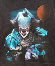 Load image into Gallery viewer, new horror pennywise it clown youth silkscreen horror t-shirt available from XS-XL unisex boys girls kids children apparel movie shirts tops horror
