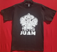 Load image into Gallery viewer, new two for juan mens silkscreen funny parody t-shirt available from small-2xl mexican style men apparel adult humor shirts tops
