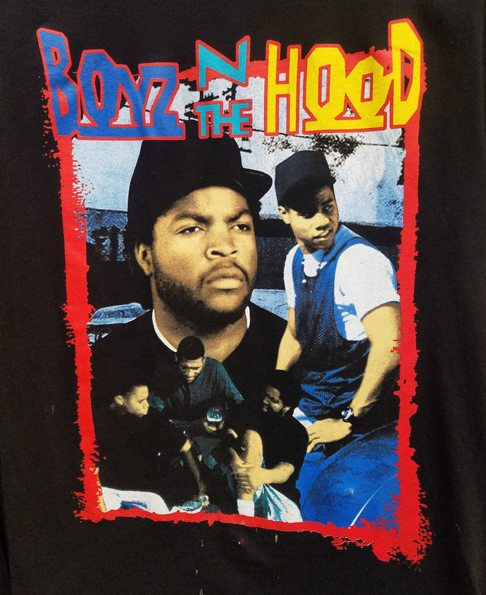 new colored boyz in the hood men silkscreen t-shirt available from small-3xl adult apparel movies unisex ice cube music hip hop rap shirts tops