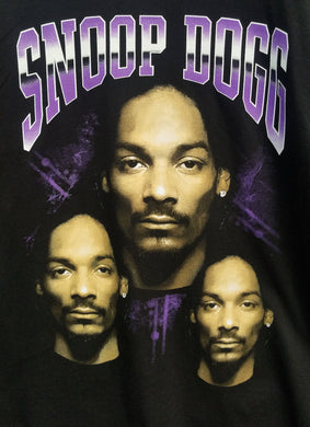 new snoop dogg triple picture mens silkscreen t-shirt available from small-3xl women unisex rap music men hip hop rap apparel adult shirts tops