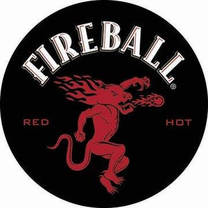 new fireball 15 curved metal with hemmed edges dome sign wall decor alcohol novelty dome