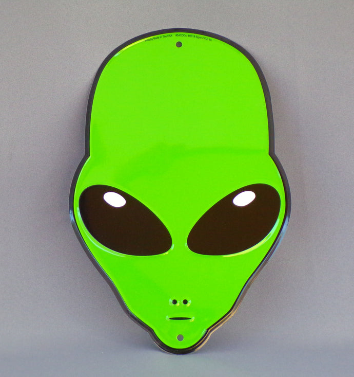 new alien aluminum die cut sign 12inch x 8inches movies wall decor aliens