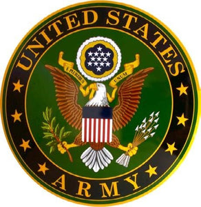 new united states army seal 15 curved metal with hemmed edges dome sign decor usa army militaary america novelty