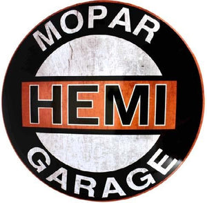 new mopar hemi garage garage sign 15 curved metal with hemmed edges dome sign decor transportation man cave dome sign dodge novelty