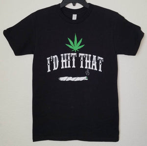 new id hit that joint mens silkscreen t-shirt available from small-2xl women weed unisex men joint funny apparel adult 420 shirts tops