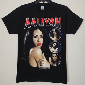 new aaliyah triple crown shirt silkscreen hip hop r b apparel adult