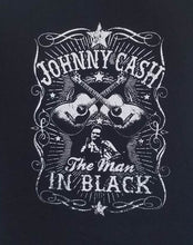 Load image into Gallery viewer, new johnny cash man in black unisex silkscreen t-shirt available from small-2xl women unisex music men apparel adult shirts tops man in black
