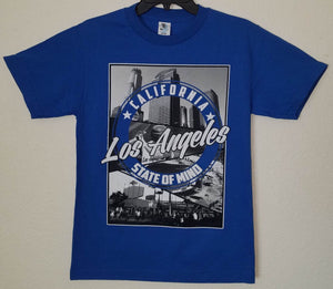 new los angeles city pictures unisex silkscreen t-shirt available from small-3xl women unisex men california los angeles socal apparel adult shirts tops