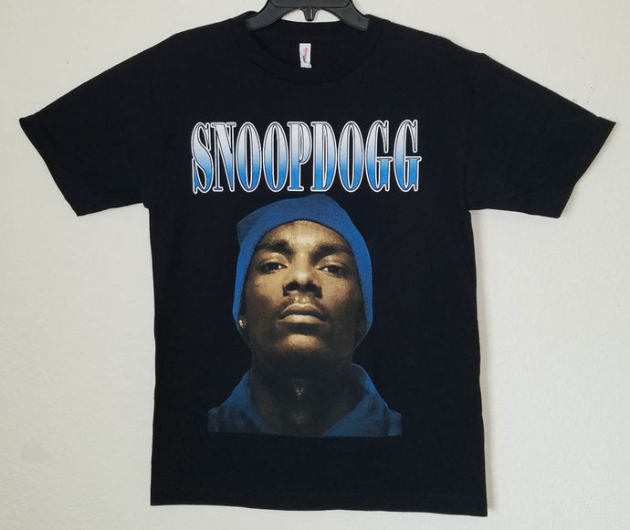 new snoop dogg with beanie unisex silkscreen t-shirt available from small-3xl women unisex music men hip hop rap apparel adult shirts tops
