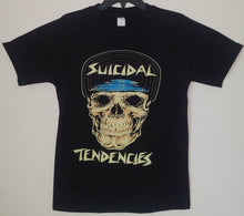 Load image into Gallery viewer, new suicidal tendencies hat flipped up skull unisex silkscreen t-shirt available in small-3xl women unisex music men apparel adult shirts tops
