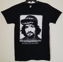 Load image into Gallery viewer, new suicidal tendencies charlie manson unisex silkscreen t-shirt available from small-2xl women unisex music men apparel adult shirts tops
