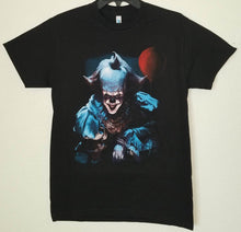 Load image into Gallery viewer, new horror pennywise it clown mens silkscreen horror t-shirt available from small-2xl women unisex movie men horror apparel adult shirts tops
