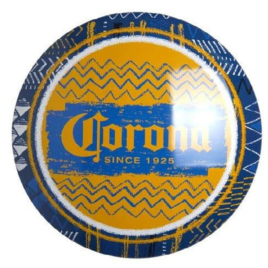 new corona festival themed curved metal with hemmed edges dome signs 15 round wall decor dome beer alcohol cerveza advertising novelty