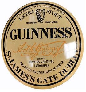 new guinness extra stout curved metal with hemmed edges dome signs 15 round wall decor guinness dublin beer cerveza beer alcohol novelty