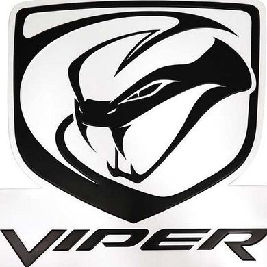 new dodge viper shaped embossed metal sign 15.5width x 16.5height wall decor transportation sports cars mopar detroit novelty