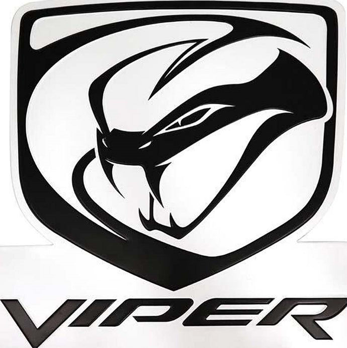 new dodge viper shaped embossed metal sign 15.5width x 16.5height wall decor transportation sports cars mopar detroit novelty