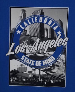 New "Los Angele City, State Of Mind" Unisex Silkscreen T-Shirt. Available From Small-3XL.