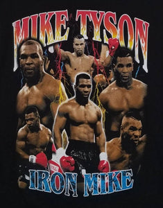 new iron mike tyson picture collage unisex silkscreen t-shirt available from small-3xl women unisex sports mike tyson men iron mike boxing apparel adult shirts tops